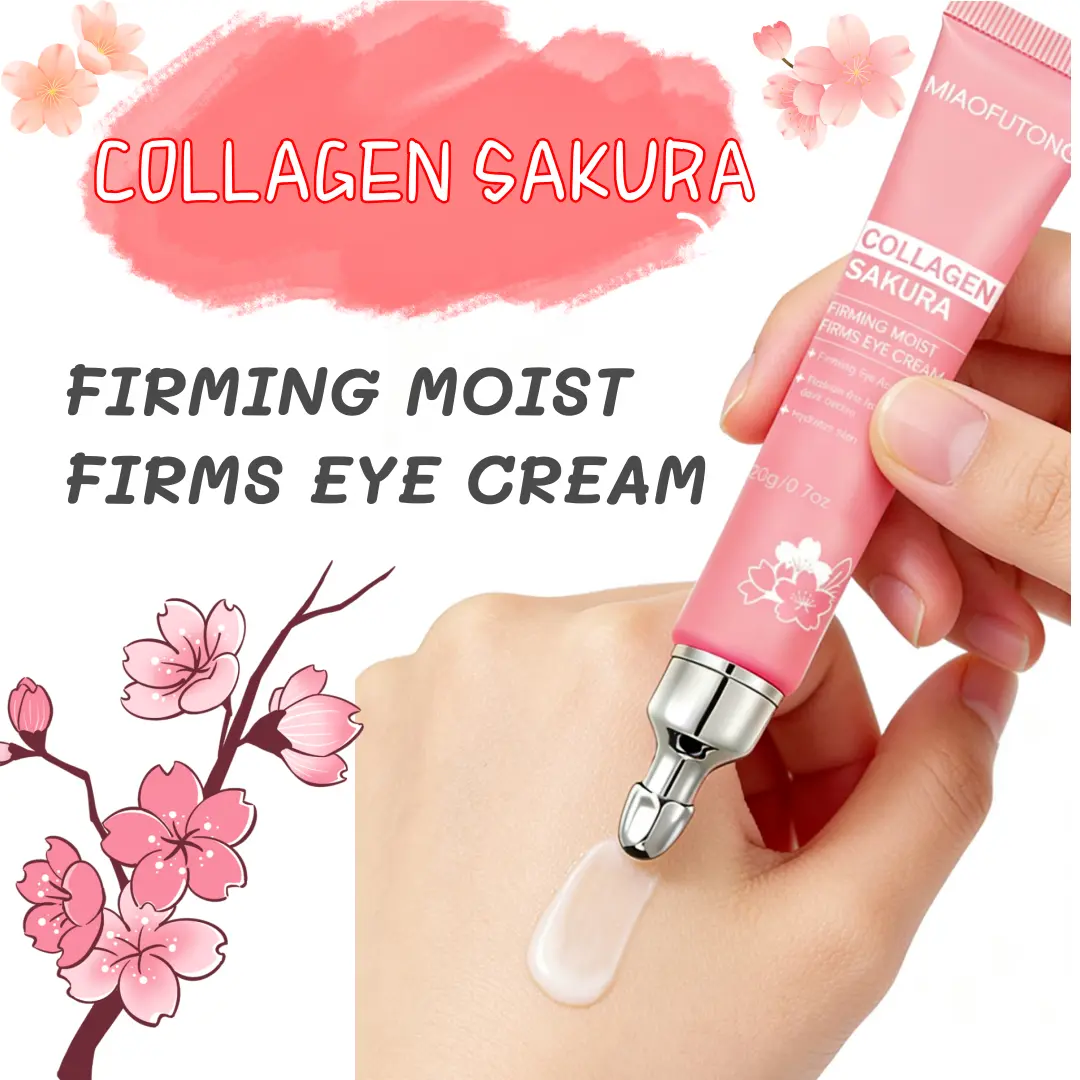 Collagen Sakura Brightening firming moist firms eye cream Eye Care Moisturizing for Eye Area Christmas Gift