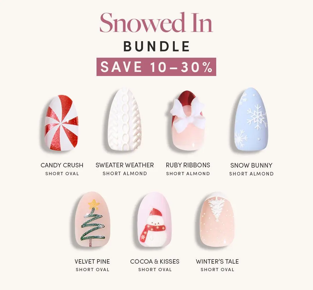 Glamnetic Snowed In Press-On Nail Bundles