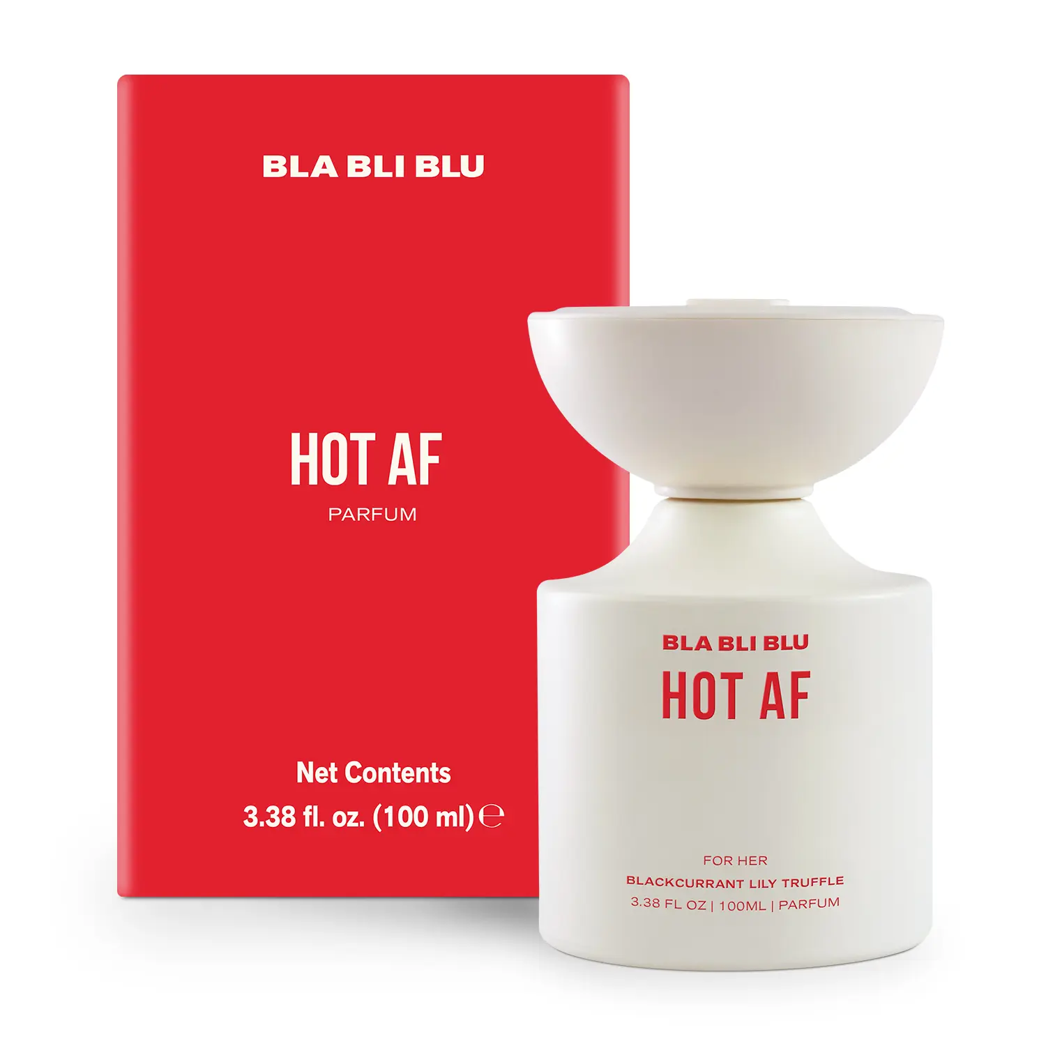 Bla Bli Blu Hot AF Perfume for Women | 100ml Long-Lasting Parfum Fragrances - A Notch above EDP, EDT & EDC | Perfume For Woman | Black Currant, Lily & Truffle Notes|