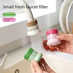 Minimalist Fresh Water Tap Filter for Home Use — Multi-Layer Filtration Purifier Tap for Kitchen Vegetable Washing, Splash Guard