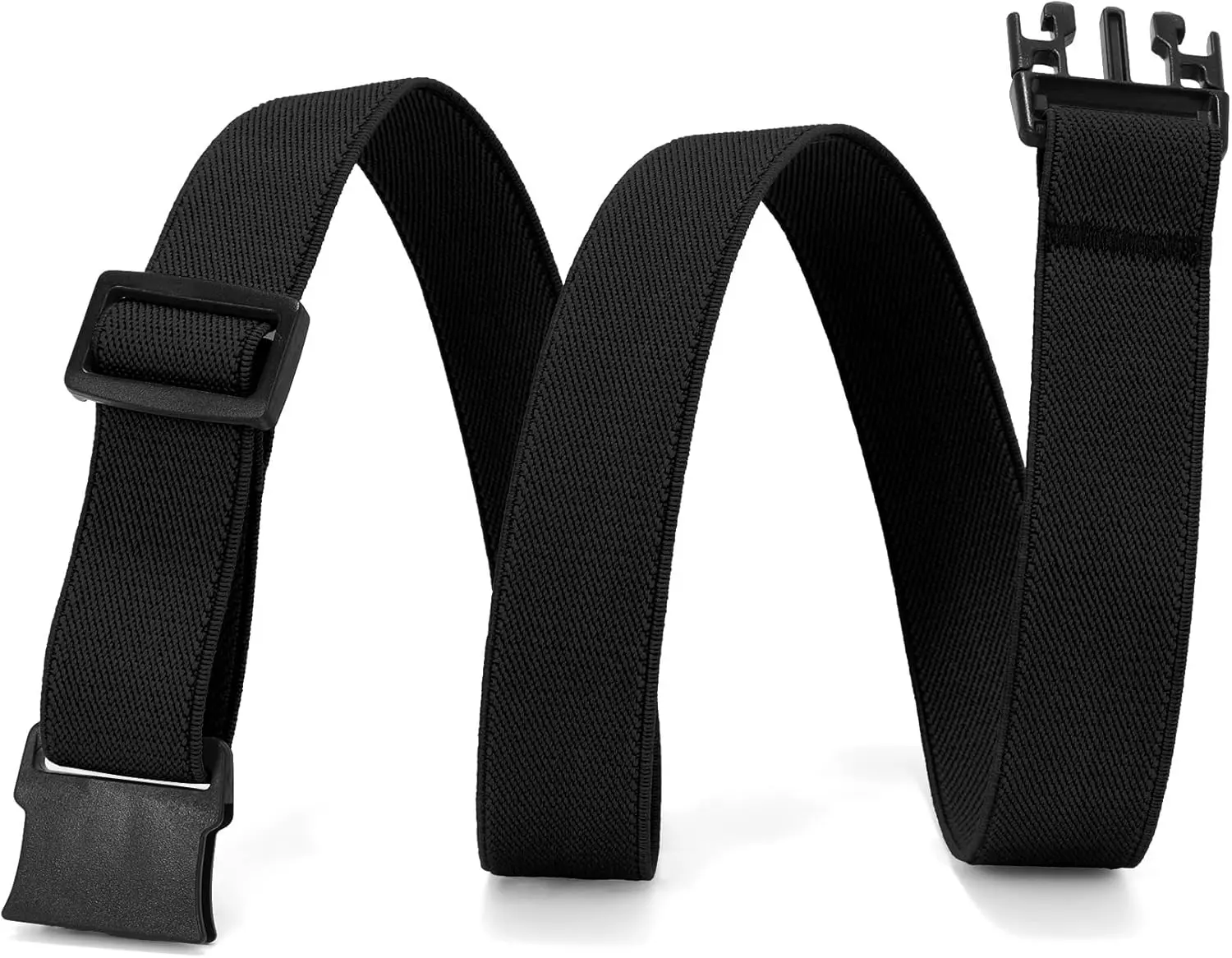 Elastic Kids Belt for Boys Girls - Stretch Invisible Belt with Adjustable Clip Buckle Latch Belts for School Sports