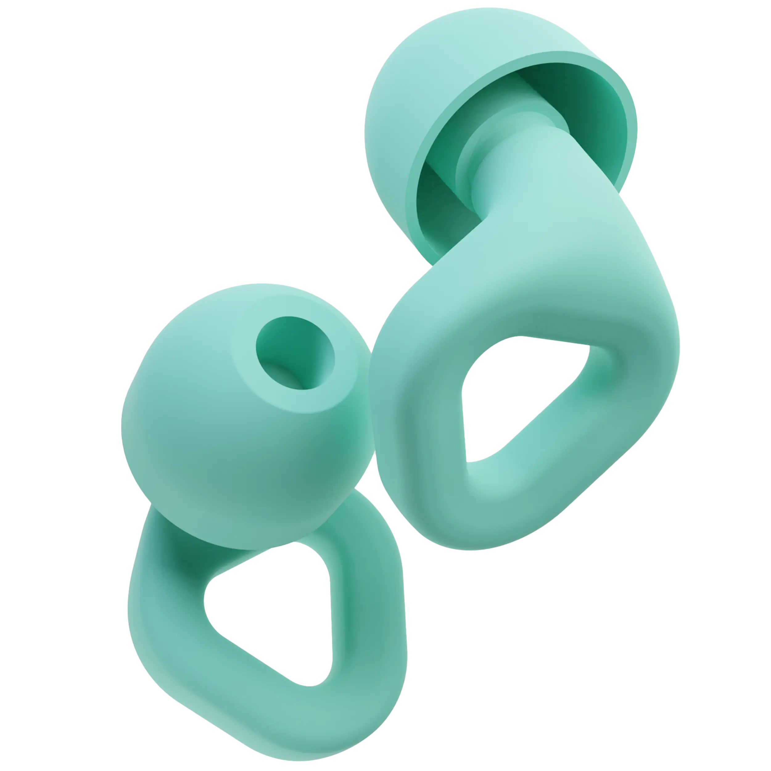 ZENZ Unwind Earplugs - Soft and Comfortable Design for Relaxation and Noise Reduction - Mint