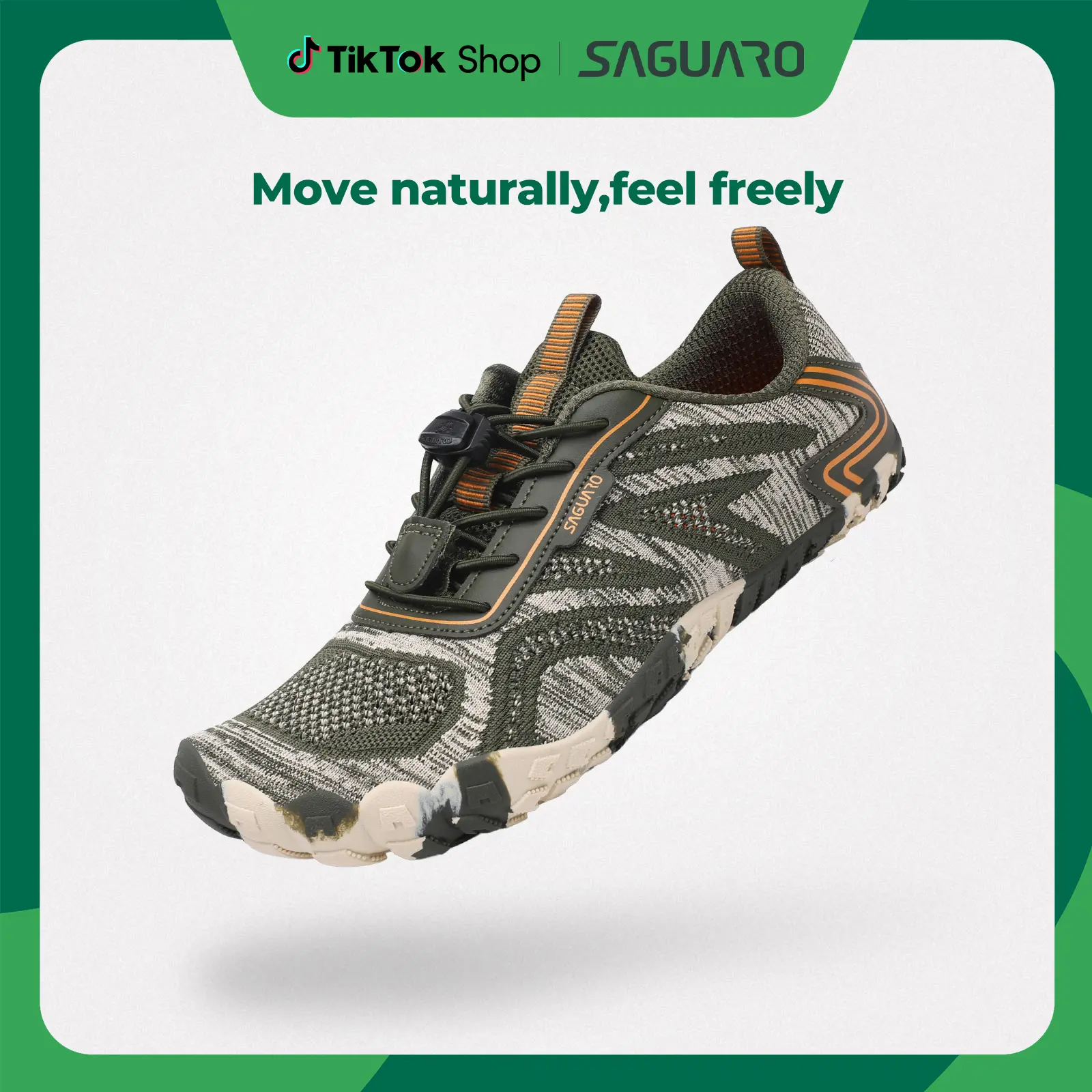SAGUARO Active II Pro Men's Cool Knit Mesh Barefoot Shoes, Lightweight Casual Trainers with Soft Sole and Anti-Slip Tread for Gym & Outdoor Sports, Trainer Shoes, Soft Sole Shoes