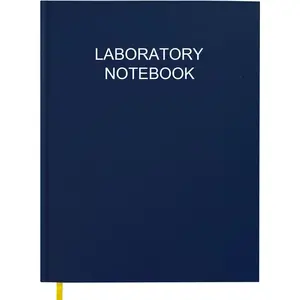 Quad Ruled Science Lab Notebook 0.25" Grid Format with Table of Contents for Chemistry Physics Biology 8" x 10" Blue