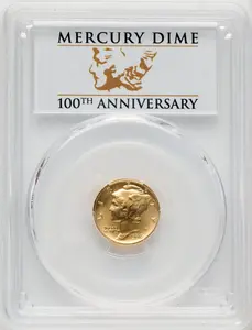 Modern Commemoratives (2016-W 10C-50C Gold Centennial Three Coin Set, First Strike, SP)