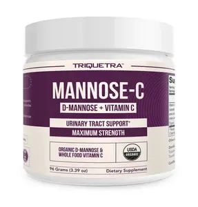 Mannose-C | Organic D-Mannose + Whole-Food Vitamin C – Supports Urinary & Bladder Balance – Certified Organic, Vegan & Non-GMO – 60 Servings