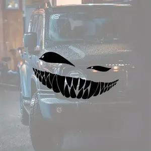 Reflective Car Stickers, Funny Eye-Rolling Expression, Waterproof Vinyl Decals, Car Window Decal, Sunscreen Motorcycle & Car Body Decorations, Automotive Decals