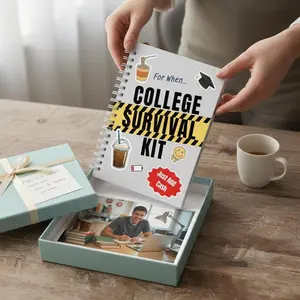 Funny Graduation Gift 2026, College Survival Kit Gift Card Book, College Life, Dorm Essentials for High School Seniors & Freshmen, Perfect Campus Gift