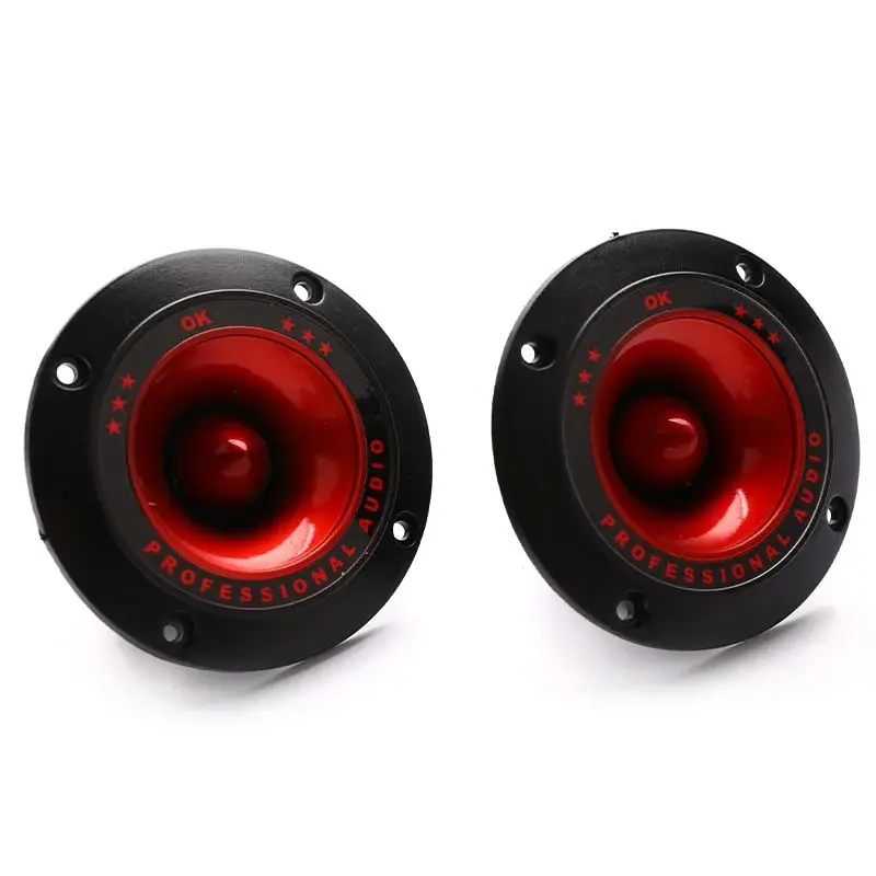 2pcs High-Quality Piezo Ceramic Tweeter Stereo Speakers - Included Pair Car Audio Accessories, Treble Boost Hi-Fi Sound Car Stereo Components, 100% Brand New as Shown in the Picture
