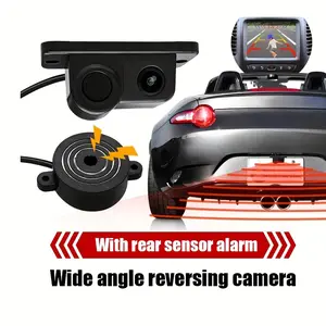 Vehicle Camera System Featuring BSD/ADAS, Alarm Buzzer, And a 170° Wide-Angle Fisheye Backup Camera with Full-Color Night Vision And Obstacle Detection, Compatible with Mp5/Android Displays (Monitor Not Included) - Suitable for All Types of Cars