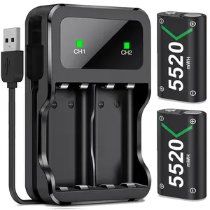 Rechargeable Batteries for Xbox One/Xbox Series X|S, Battery Pack for Xbox One S/One X/One Elite Controller Charger Battery,Xbox Batteries Pack+Charging Cable