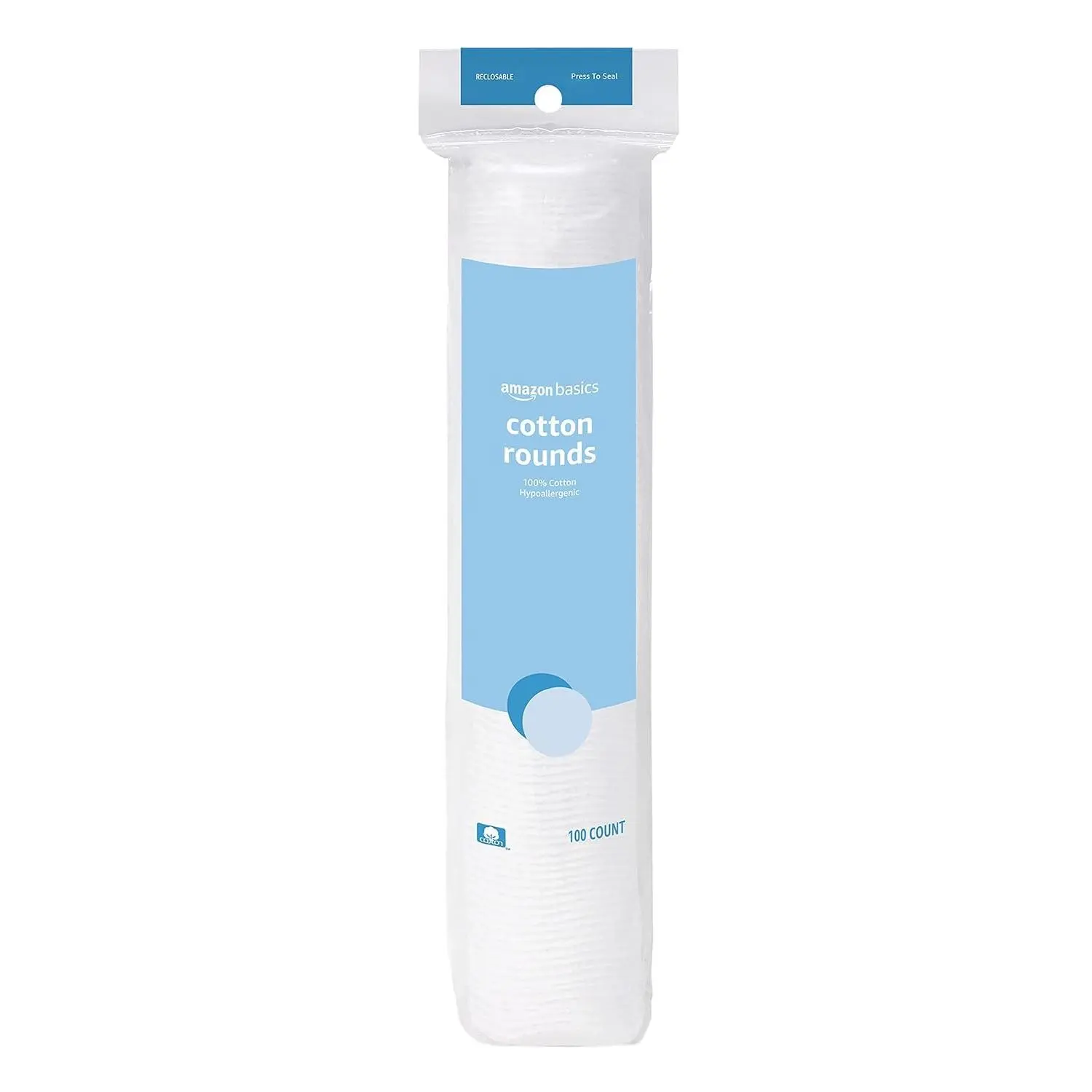 Hypoallergenic Cotton Rounds for Makeup Removal and Skincare