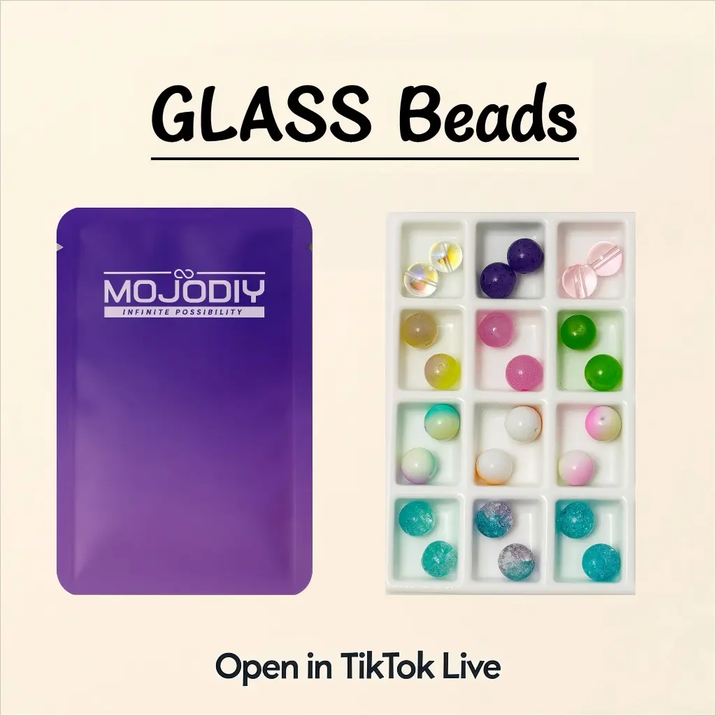 【JOJO】DIY Glass Beads Bags - TikTok Live Opening