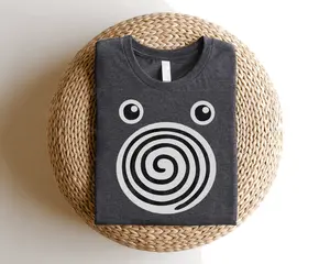 Poliwhirl Shirt, Pkm Shirt, Anime Shirt, Vintage Tee Menswear Top Underwear Tshirt