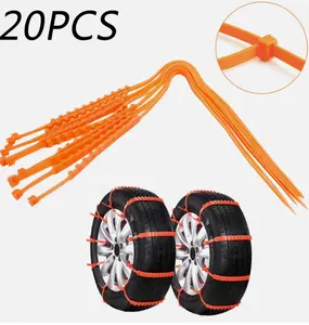 Winter Anti-skid Chains for Car Snow Mud Wheel Tyre Thickened Tire Tendon Easy Installation Versatile Compatibility
