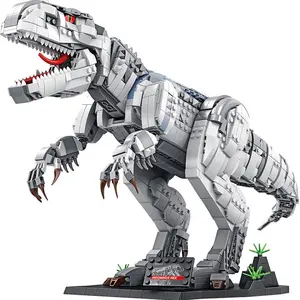 Large Dinosaur Building Block Model Kit, Jointed Design, Creative Space Decor, Collectible Ornament, Perfect Birthday Gift, Colorful Packaging, Building Block Sets