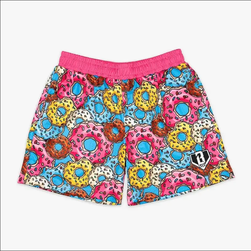 Ice Cream Youth Sports Shorts, Premium 5-Inch Mesh Athletic Shorts for Training, Summer and Everyday Wear
