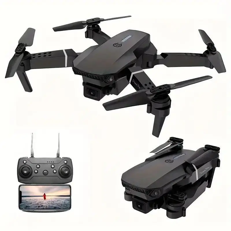 Remote Control Drone Toy, Indoor Flying Toy, Double Camera Drone Toy, Flaying Drone Toys, Birthday Gift for Boys & Girls (No Battery Provided for Remo