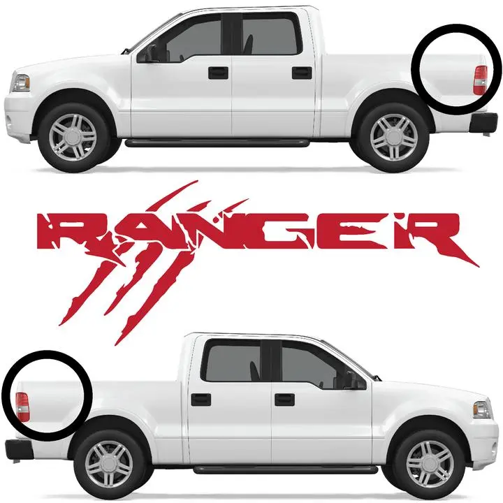 Ranger w/ Claw Replacement Bedside Decals