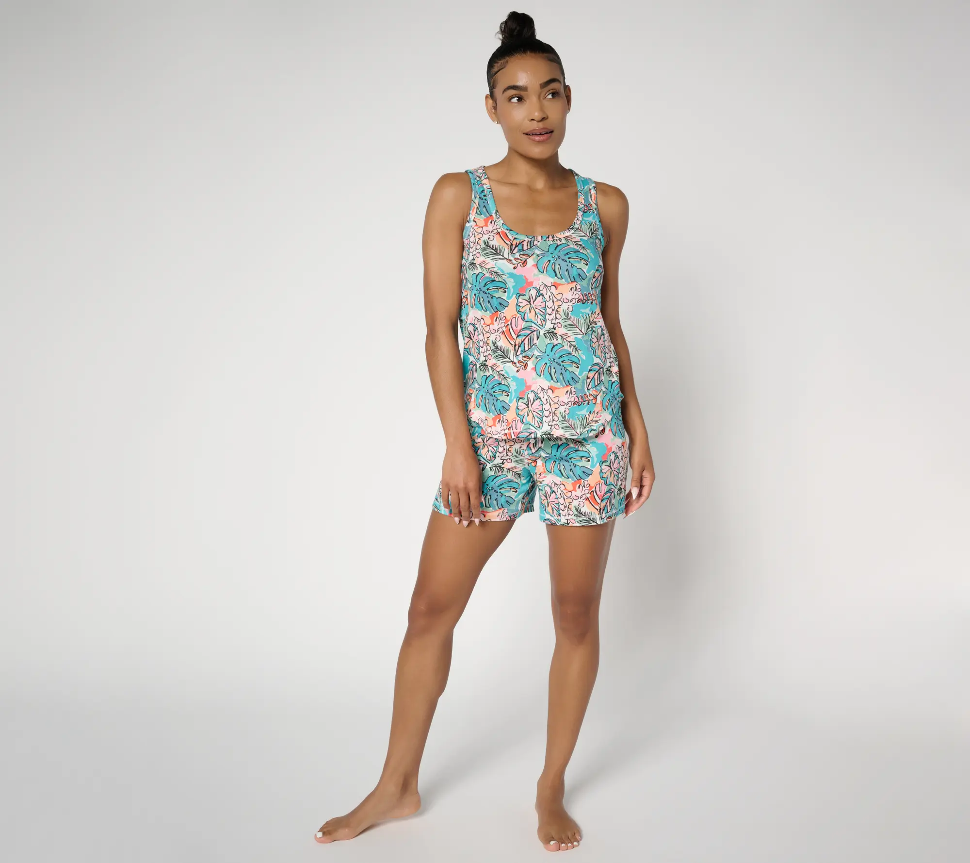 P.J. Salvage x Cozy Zoe Tank Top & Shorts Pajama Set