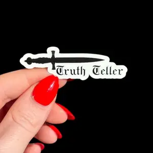 truth teller sticker