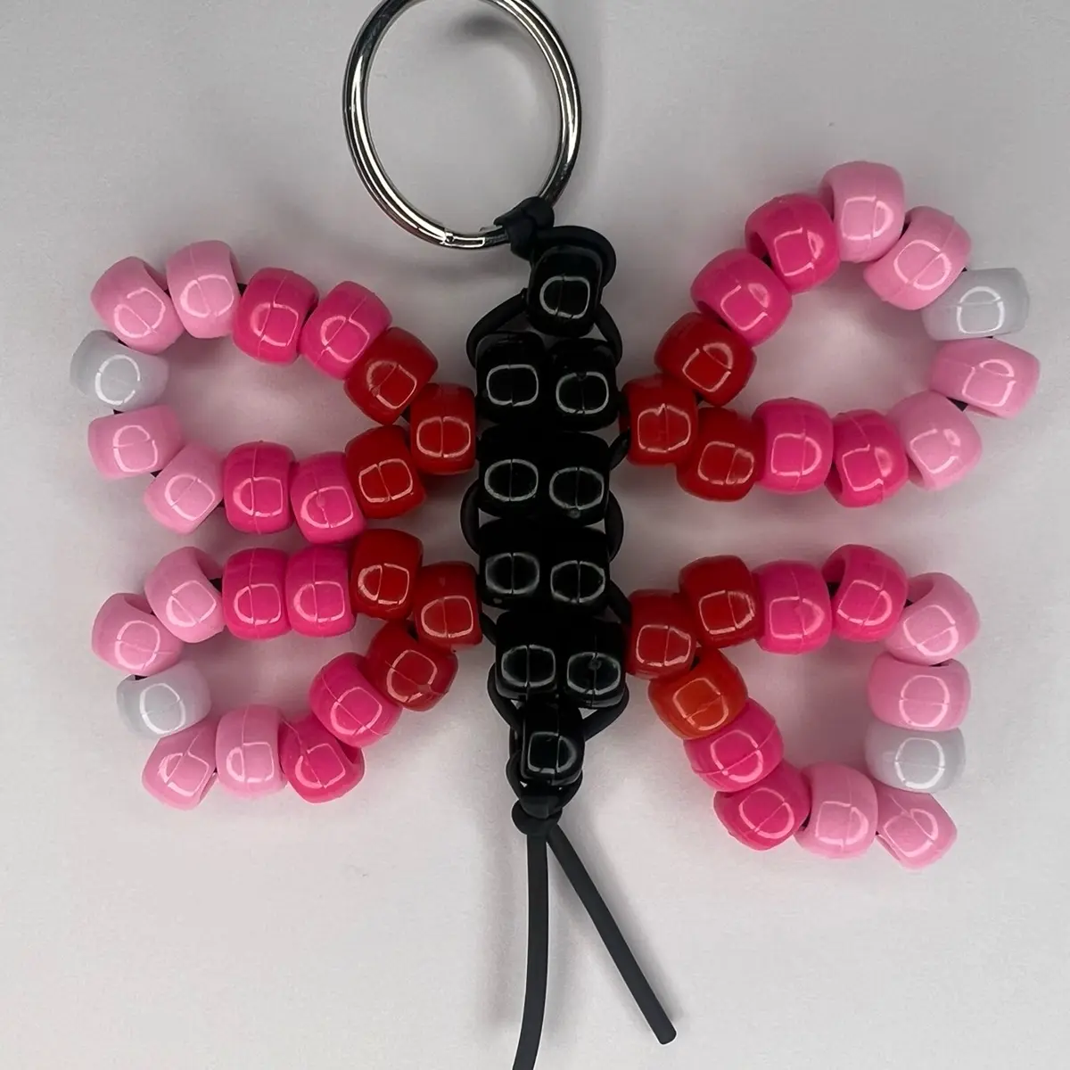 Bead Butterfly Keychain