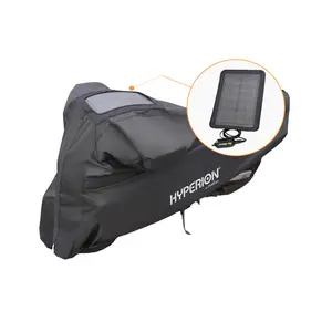 Hyperion® Motorcycle Cover with Solar Charger- XXL