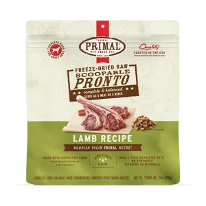 Freeze-Dried Raw Scoopable Pronto Dog Food - Lamb Recipe