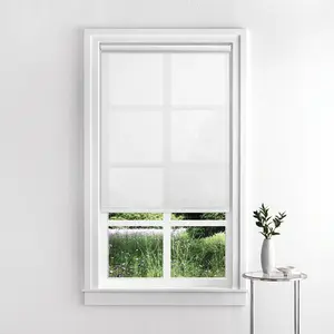 Light Filtering Tear to Fit Roller Shade 37-1/4" x 72", White