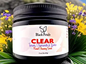 CLEAR - Turmeric, Chamomile & Licorice Facial Cleansing Scrub