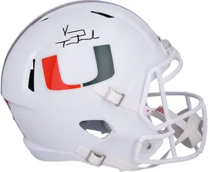 Vinny Testaverde Miami Hurricanes Autographed Speed Replica Helmet - Fanatics Authentic Certified