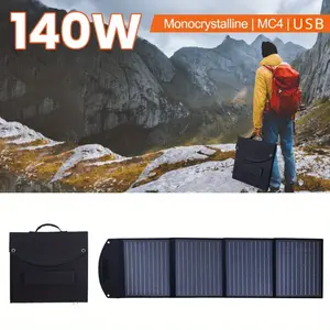 New Foldable Solar Panel Kit Solar Generator Power Station Usb Charge Controllers and Accessories