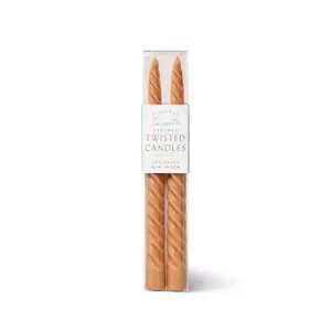 TERRACOTTA TWISTED TAPER CANDLES