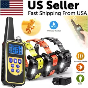 3000 FT Dog Training US Collar Rechargeable Remote Shock PET Waterproof Trainer Does not apply