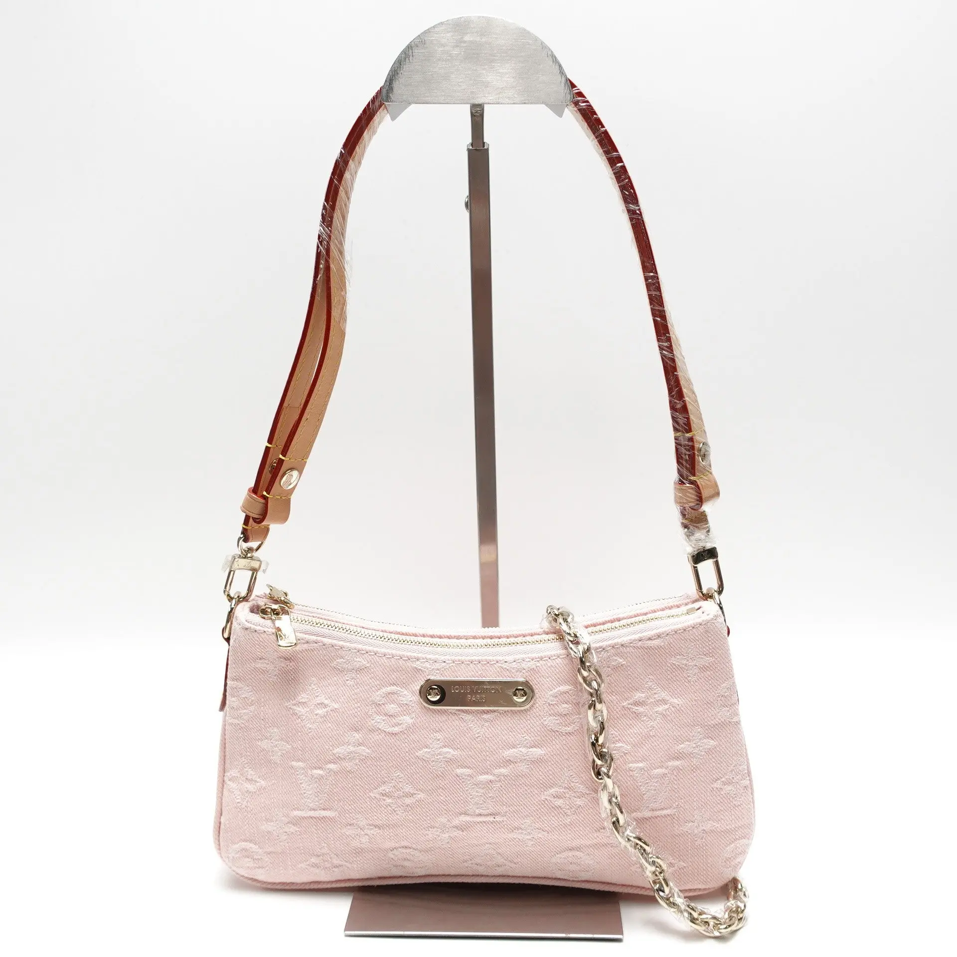 Pre-owned Louis Vuitton Monogram Empreinte leather Pochette Pink T10434129