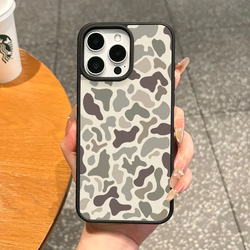 Magnetic TPU Smartphone Case - Premium Camouflage Aesthetic, MagSafe-Ready, Shockproof, Ultra-Thin, Waterproof, Handheld Cellphone Devices Protection Accessory with Resistance for iPhone 11/12/13/14/15/16/17 Pro Max