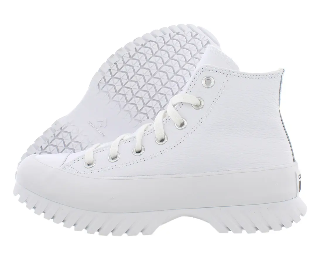 Converse Chuck Taylor All Star Lugged 2.0 Leather Hi Unisex Athletic Casual Sneakers, Sports Footwear, Sports Shoes, Closed