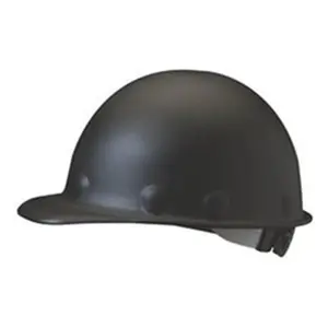Fibre-Metal  P2A Hard Hat Black Swingstrap With Quicklok