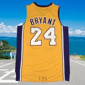 Kobe Bryant Classic-Design stitched Basketball Jerseys Retro Men's Sleeveless Gold shirt 2006-07