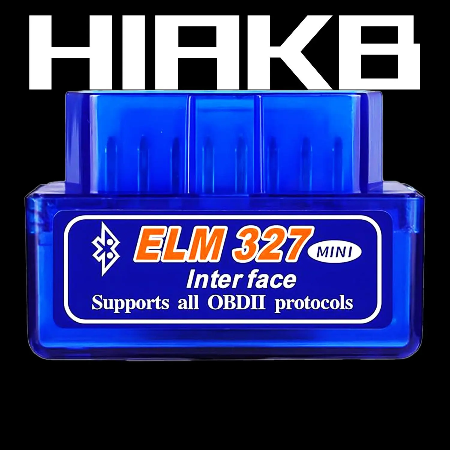 HIAKB OBDII Car Auto Diagnostic Scanner, ELM327 Automotive Bluetooth Scan Tool and Code Reader, Professional Car Bluetooth Engine Fault Code Reader, Universal Car Accessories