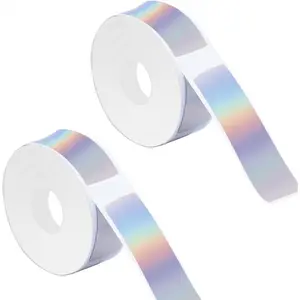 2 Rolls 12mm*40mm Laser Label Tape,sticker Labels Compatible with Phomemo Q30 Q30S/Q31/Q32/D30/D35/D30S/P15/PhomemoD30 Series Label Printers, D30Labels Suitable for School,Home,Christmas,Home Storage, Adhesive Stickers