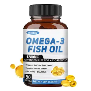 Omega 3 Fish Oil EPA & DHA Cardiovascular Support Supports Heart Health 120 Capsules