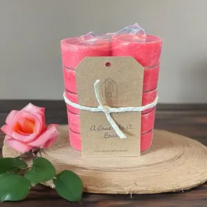 Tea Lights - Scented Soy Candle - 10 Pack - Eco-Friendly & Recyclable - Floral Aroma - USA Grown - Woman Owned - Clean Burn - 1.5 oz Each - Decor - Floral - Ornaments - Decoration - Aroma - Perfume - Flower - Nature