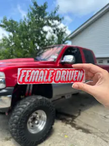 Female Driven Decal