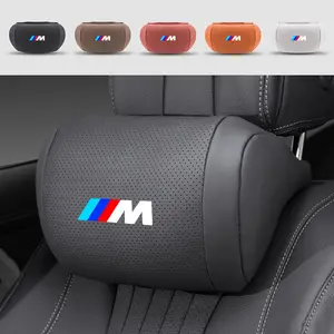 Car Neck Pillow Car Seat Headrest Pillow Auto Memory Cotton Protector Cushion For BMW M Emblem E46 E36 E34 F10 E90 F30 E60 F30 E53 E30 E92 E87