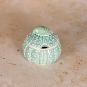 TURQ URCHIN SUGAR BOWL