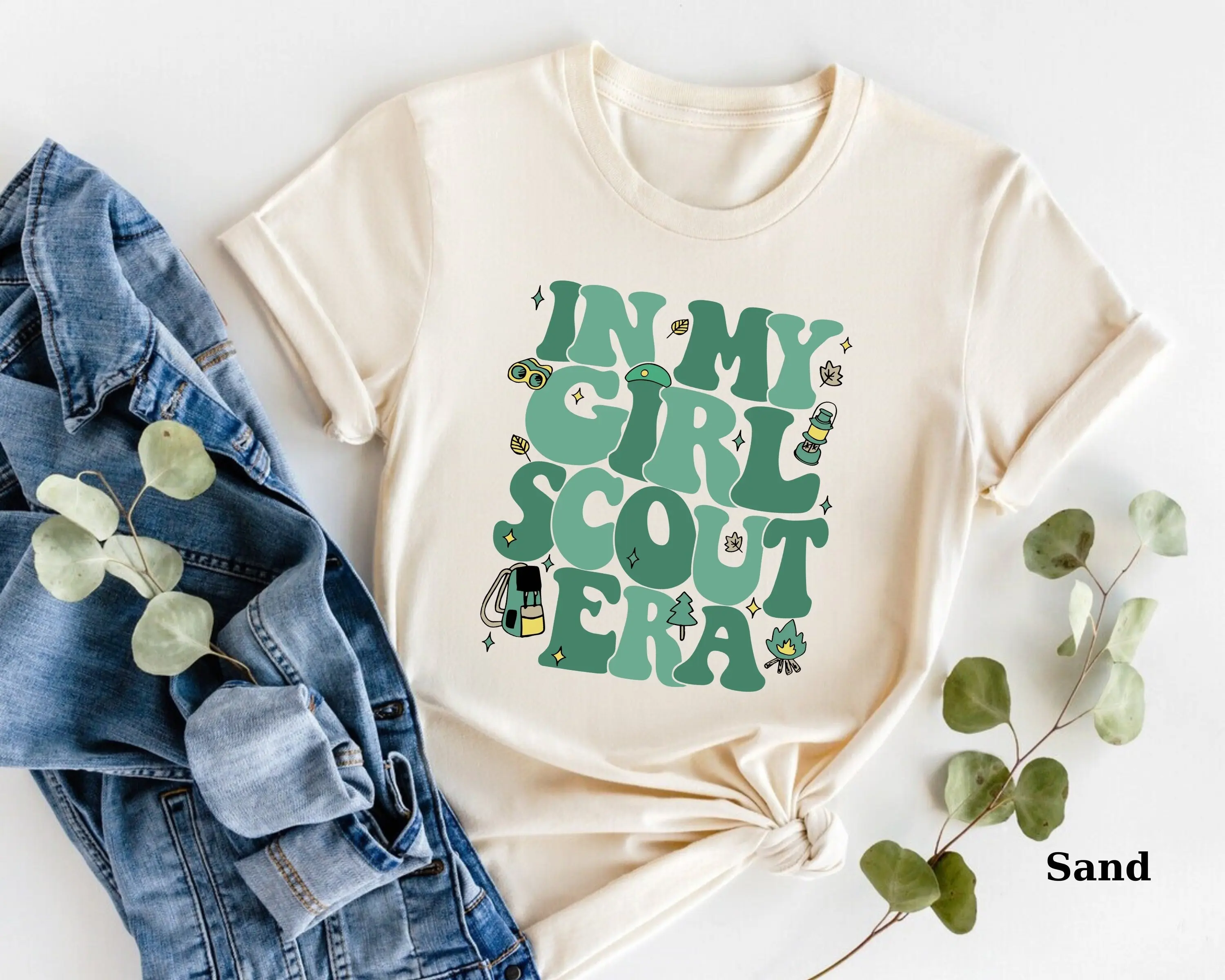 In My Girl Scout Era Shirt Scout Girl Shirt Scout Troop Shirt Camping Shirt Scout Leader Shirt Scout Life Girl Gift Camping Mode Tee TK62GN