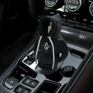 Universal Car Gear Shift Cover, Automatic Shift Knob, Hands and Cross Pattern Interior Decoration, Small Sweatshirt Style, Automotive Car Accessories, Vehicle
