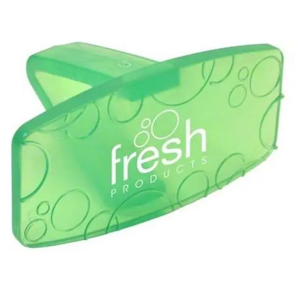 4 pack of Fresh Products Fresh Eco Bowl-Clip Cucumber Melon Green Solid Scented Toilet Tank Divider Clip Long Lasting Fragrance 30 Days