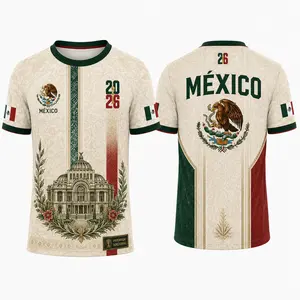 Mexico Jersey 2026, Palacio Building Flag Shirt, Premium Supporter Top, Lightweight Everyday Apparel, Premium Nacional Design